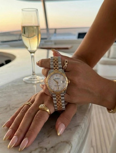 Rolex Datejust Two-Tone Yellow Gold White Diamond